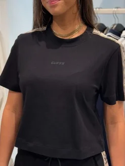 Guess Active - Britney Crop Tee - Zwart