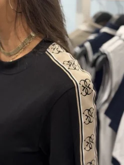 Guess Active - Britney Crop Tee - Zwart