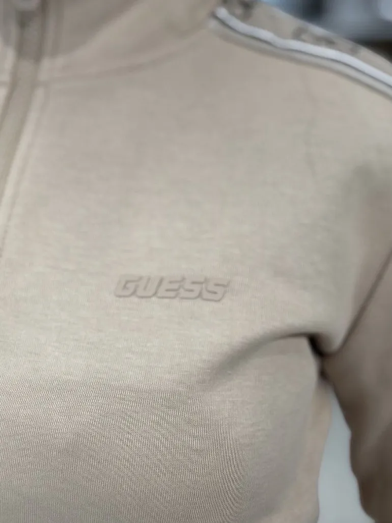 Guess Active - Britney Full Zip Sweatshirt - Beige