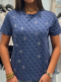 Guess Active - Chrysanta Cn T-shirt - Blauw
