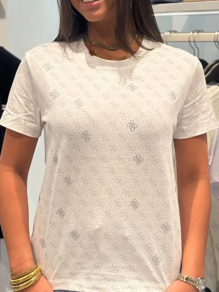 Guess Active - Chrysanta Cn T-shirt - Wit