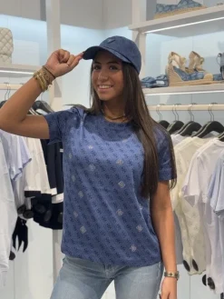 Guess Active - Chrysanta Cn T-shirt - Blauw