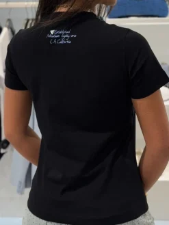 Guess Active - Cn Ss Jeans Chain Tee - Zwart