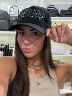 Guess Active - Ines Cotton Cap - Zwart