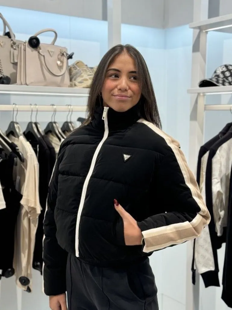 Guess Active - Jean Puffer Jacket - Zwart