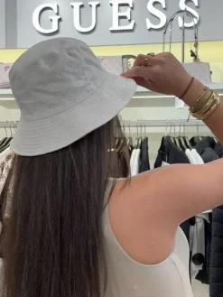 Guess Active - Logo Bucket Hat - Wit