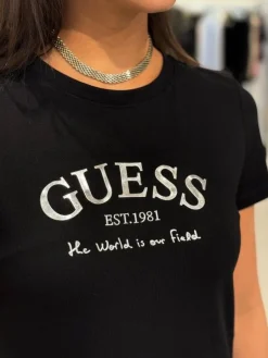 Guess Active - Margot Ss T-shirt - Zwart
