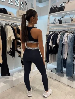 Guess Active - New Aline Leggings 4/4 Eco Str - Blauw
