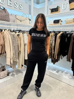 Guess Active - Peony Boxy Tee - Zwart