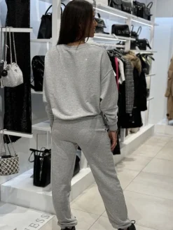 Guess Active - Rhinestones Cn Sweatshirt - Grijs