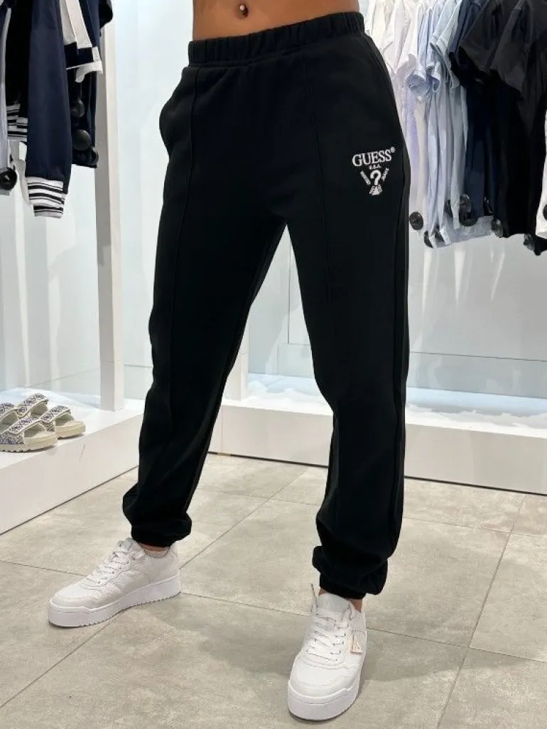 Guess Active - Roberta Cuff Long Pants - Zwart