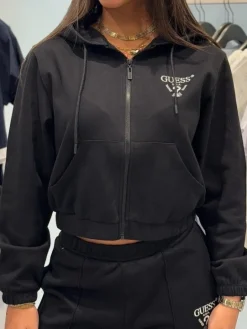 Guess Active - Roberta Full Crop Sweatshirt - Zwart