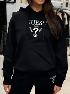 Guess Active - Roberta Hoodie Sweatshirt - Zwart