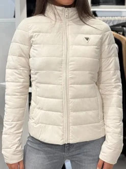 Guess Active - Solid Heavy Diann Puffer Jacket - Beige