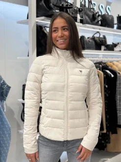 Guess Active - Solid Heavy Diann Puffer Jacket - Beige