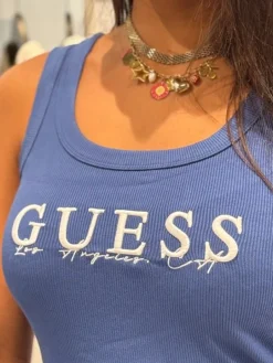 Guess Active - Sunflower Rib Dress - Blauw