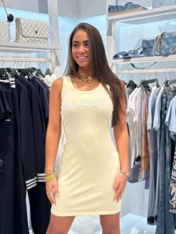 Guess Active - Sunflower Rib Dress - Geel