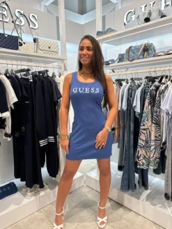 Guess Active - Sunflower Rib Dress - Blauw