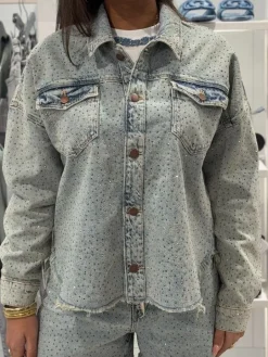 Guess Active - Western Shacket - Blauw