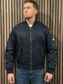 Guess Jeans - Gj Bomber Jkt - Blauw