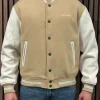 Guess Jeans - GJ Bomber Jkt With Logo Embro - Beige