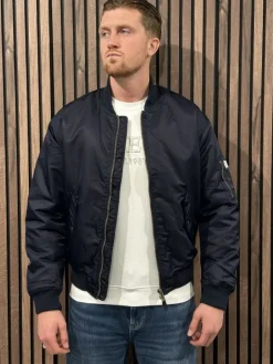 Guess Jeans - Gj Bomber Jkt - Blauw