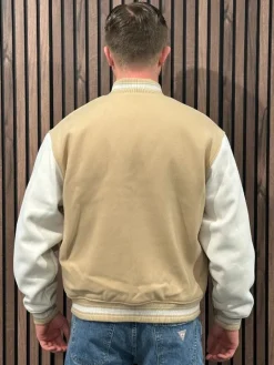 Guess Jeans - GJ Bomber Jkt With Logo Embro - Beige