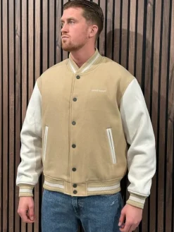 Guess Jeans - GJ Bomber Jkt With Logo Embro - Beige