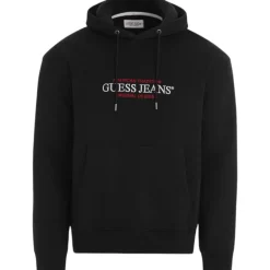 Guess Jeans - Gj Hood Reg America Trad Sweat - Zwart
