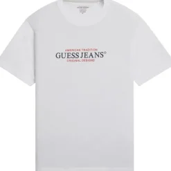 Guess Jeans - Gj Ss Cn Reg American Trad Tee - Wit