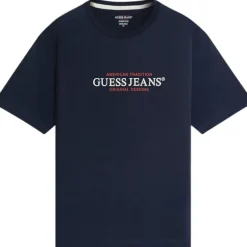 Guess Jeans - Gj Ss Cn Reg American Trad Tee - Blauw