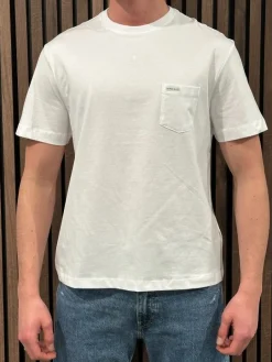 Guess Jeans - Gj Ss Cn Reg Pkt Tee - Wit