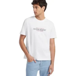 Guess Jeans - Gj Ss Cn Reg American Trad Tee - Wit