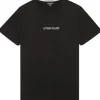 Guess Jeans - Gj Ss Cn Slim Logo Embro Tee - Zwart