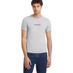 Guess Jeans - Gj Ss Cn Slim Logo Embro Tee - Grijs