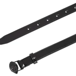 Kurt Geiger - 20 Eagle Belt Patent - Zwart
