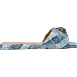 Kurt Geiger - Kensington Flat Sandal - Blauw