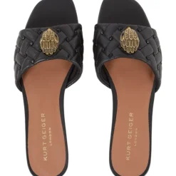 Kurt Geiger - Kensington Flat Sandal - Zwart