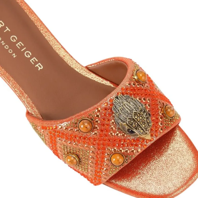 Kurt Geiger - Kensington Flat Jewel - Oranje