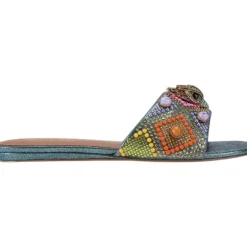 Kurt Geiger - Kensington Flat Jewel - Blauw