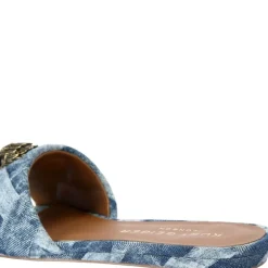 Kurt Geiger - Kensington Flat Sandal - Blauw