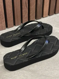 Kurt Geiger - Kensington Q Flip Flop - Zwart