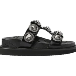 Kurt Geiger - Orson Crystal Sandal - Zwart