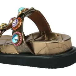 Kurt Geiger - Orson Crystal Sandal - Brons