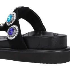 Kurt Geiger - Orson Crystal Sandal - Zwart