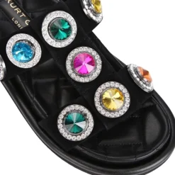 Kurt Geiger - Orson Crystal Sandal - Zwart
