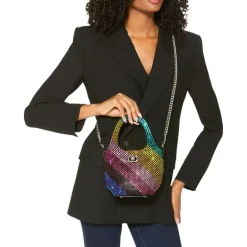 Kurt Geiger - Sm Chelsea Crystal Hobo - Zwart