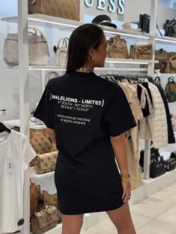 Malelions - Limited T-shirt Dress - Zwart
