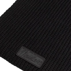 Malelions - Malelions Men Ribbed Beanie Scarf Set - Zwart