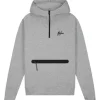 Malelions - Malelions Sport Counter Half Zip - Grijs